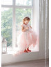 Blush Pink Tulle Flower Girl Dress Photoshoot Dress Blush Pink Tulle Flower Girl Dress Photoshoot Dress